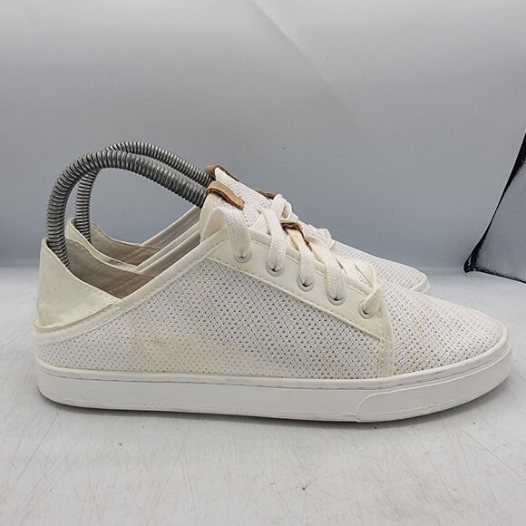 Olukai Pehuea Li Womens Size 7 White Mesh Casual Sneakers Shoes 20379-4R4R - Picture 13 of 13